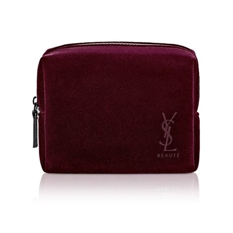 ysl beauty bag red|ysl beauty pouch.